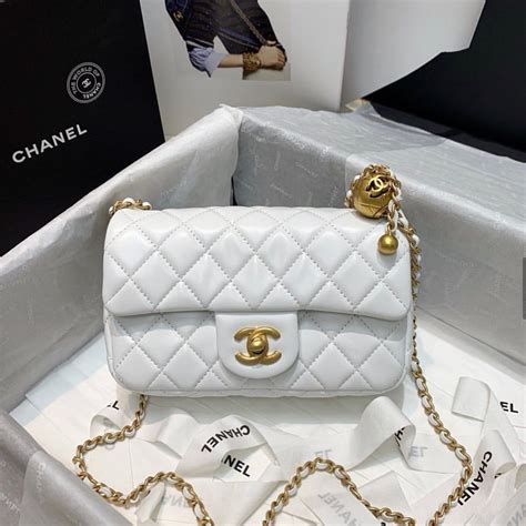 chanel logo handbag|chanel bag white logo.